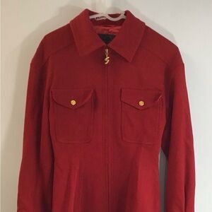 Classic/Boss/Timeless Sonia Bogner Red Women's Blazer size 6 ❤️